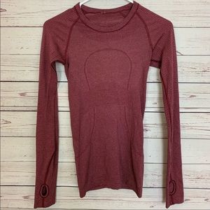 Lululemon swiftly long sleeve size 2